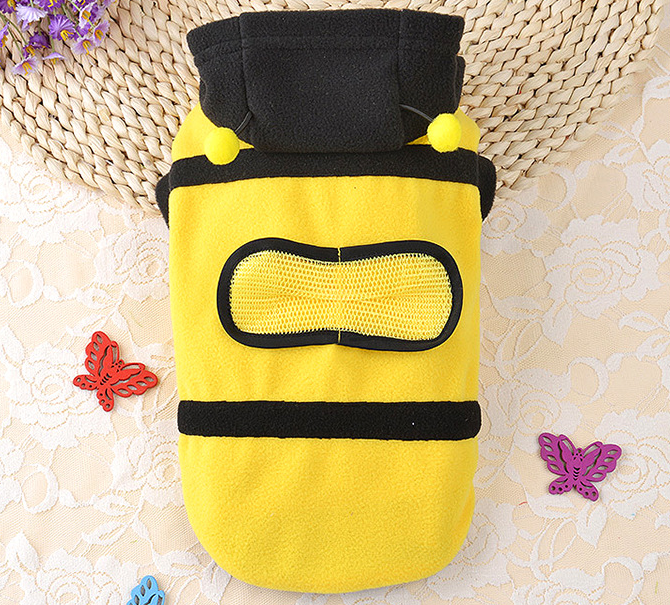 Pet Clothes Cute Bees Dog Cat Clothes