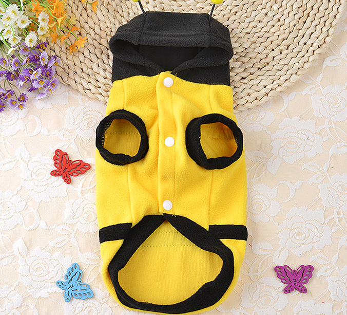 Pet Clothes Cute Bees Dog Cat Clothes